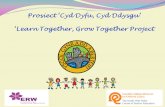 Prosiect Cyd Dyfu, Cyd Ddysgu Learn Together, Grow Together Project.