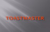 ToastMaster : : Le Minh Luan  Table Tonic : Tran Ngoc Thanh  Speaker 1 :Phan Thu Hao  Evaluator 1 : Le Van  Speaker 2 :Tran Van Minh  Evaluator.