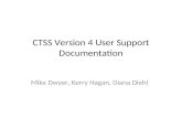 CTSS Version 4 User Support Documentation Mike Dwyer, Kerry Hagan, Diana Diehl.