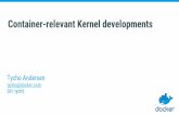Container-relevant Upstream Kernel Developments