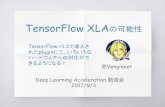TensorFlow XLAの可能性