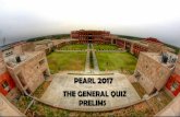 Prelims - Pearl General Quiz 2017