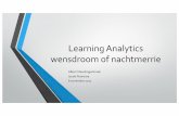 Learning Analytics; wensdroom of nachtmerrie? - Albert Vlaardingerbroek - OWD17