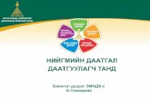 Social Insurance law of Mongolia and its implementation issues