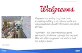 Walgreens at a glance