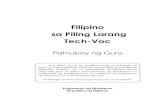 Filipino sa Piling Larang Tech-Voc (Patnubay ng Guro)