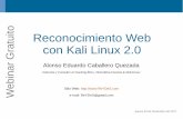 Webinar Gratuito: "Reconocimiento Web con Kali Linux 2.0"