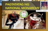 Pagtatatag ng National Monarchy