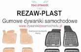 Rezaw-Plast gumowe dywaniki samochodowe katalog max-dywanik