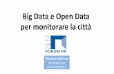 Big Data e Open Data per monitorare la città