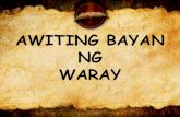 Awiting bayan (waray)