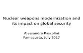 Nuclear weapons modernization and global security