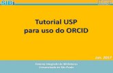 Tutorial USP para uso do ORCID - 2017