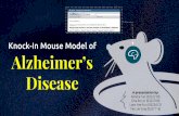 Knock-in mouse model of Alzheimer's disease