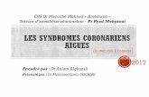 Syndromes coronariens aiguës actualisation 2017