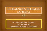 African indigenous religion
