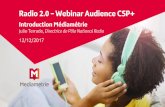 Focus #Audience CSP+ Ces accros de l'Audio Digital [Webinar Radio 2.0 2017]