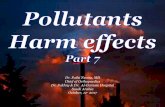 07 pollutants harm effects