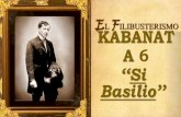 EL FILIBUSTERISMO Kabanata 6 ''Si Basilio''