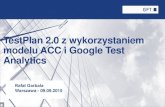 TestPlan 2.0 z wykorzystaniem modelu ACC i Google Test Analytics