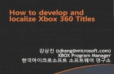 How to develop and localize Xbox 360 titles