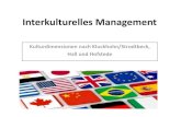 Kulturdimensionen - Kluckhohn/Strodtbeck, Hall und Hofstede