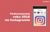 Podsumowanie roku 2016 na Instagramie
