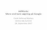 AdWords - Mere end bare søgning på Google