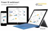 Power Bi webinaarin 26.9.2017 materiaali : Accountor Enterprise Solutions Oy