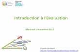 Introduction à l'évaluation