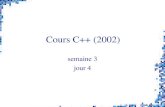 Cours de C++, en français, 2002 - Cours 3.4