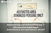Autorisierung und Authentifizierung in Microserviceumgebungen