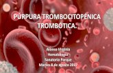 Purpura tromocitopénica trombótica