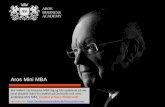 Aros Mini MBA - infomateriale om lederuddannelsen (minimba)