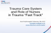 Trauma Care System and Role of Nurses in Trauma Fast Track