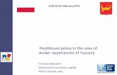 F. benvenuti healthcare policy in the area of stroke experiences of tuscany