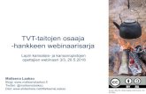 TVT-taitojen osaaja 20.5.16