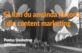 Så kan du använda historia i content marketing av @PStaunstrup