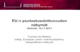 Tuomas Iso-Markku: EUn puolustusulottuvuuden näkymät