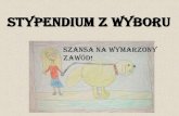 Stypendium z wyboru III edycja - Michalina Dulny UWM