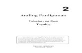 Araling Panlipunan - DepEd · PDF filenaaayon sa kaakibat nitong Modyul para sa mga mag-aaral. Binubuo ... manila paper, Modyul 1, Aralin 1.1 III. Pamamaraan: A. Panimula: 1. Magpakita