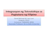 Integrasyon ng Teknolohiya sa Pagtuturo ng Filipino · PDF filelathalain, rebyu, atbp. sa Filipino) •tvup.ph (repository ng mga video lectures mula sa UP-Diliman) Mula sa Salimbay