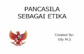 PANCASILA SEBAGAI ETIKA - file.upi.edufile.upi.edu/.../PANCASILA_SEBAGAI_ETIKA.pdf · dan buruknya dalam kehidupan bermasyarakat, berbangsa, dan bernegara a. Pancasila sebagai Sumber