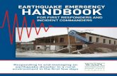 EARTHQUAKE EMERGENCY HANDBOOK - Western States Seismic · PDF fileThis handbook has been created for rural communities with limited resources and is intended to guide response within