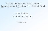 ADMS(Advanced Distribution Management System ) in …. Ko Smart Grid... · Advanced Distribution Management System is unification of DMS, OMS, SCADA Real-time distribution management