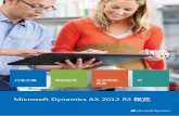 Microsoft Dynamics AX 2012 R3 - acw-group. · PDF file云 Microsoft Dynamics AX 2012 R3 概览 行业方案 移动应用 生命周期 服务