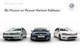 De Passat en Passat Variant Editions - dago.nl · PDF fileMotoren Passat Variant Transmissie excl. BTW excl. BPM excl. BTW incl. BPM incl. BTW Motor Vermogen incl. BPM CO 2-uitstoot