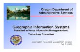 Geographic Information Systems - Oregon Documents/GIS_HIMTC_020805v6.pdf · 2 Today’s Agenda Background – Geographic Information Systems (GIS) in Oregon What is GIS and Why is