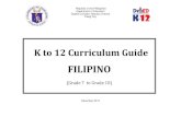 K to 12 Curriculum Guide - fape.org.phfape.org.ph/addons/tinymce/editor/media/kto12CG/Filipino Grades 7... · patuloy na pagkatuto upang makaagapay sa mabilis na pagbabagong nagaganap