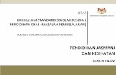 KEMENTERIAN PENDIDIKAN MALAYSIA KURIKULUM · PDF fileCetakan Pertama 2013 ... ilustrasi dan isi kandungan buku ini dalam . ... Kurikulum Pendidikan Jasmani dan Kesihatan untuk membantu